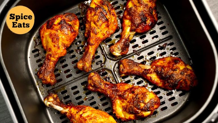 AIR FRYER CHICKEN DRUMSTICKS RECIPE | GRILLED CHICKEN LEGS IN AIR FRYER