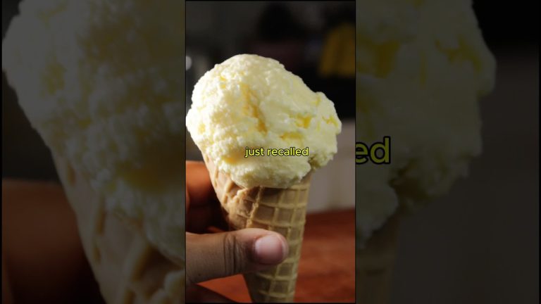 How to make French vanilla ice cream at home! #shorts #short #icecreamrecipe