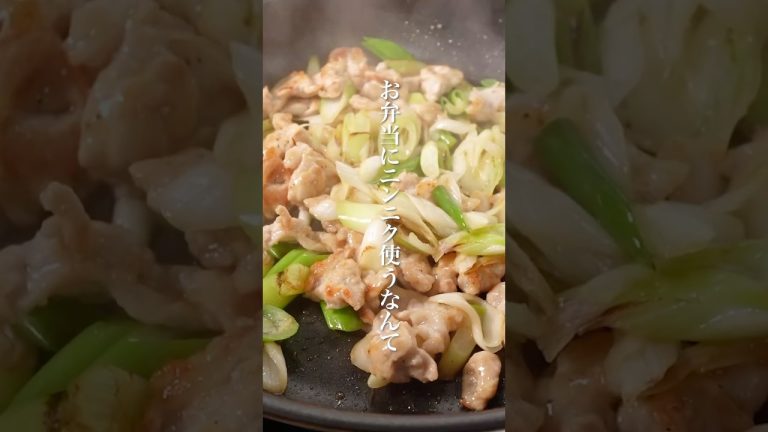 お弁当にニンニクはあり？#まるごと冷凍弁当 #作り置き #料理