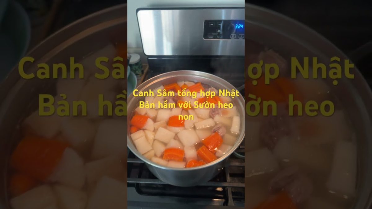 Please subscribe my channel ! Healthy Japanese Ginseng Roots soup Combination With Baby Pork Ribs!