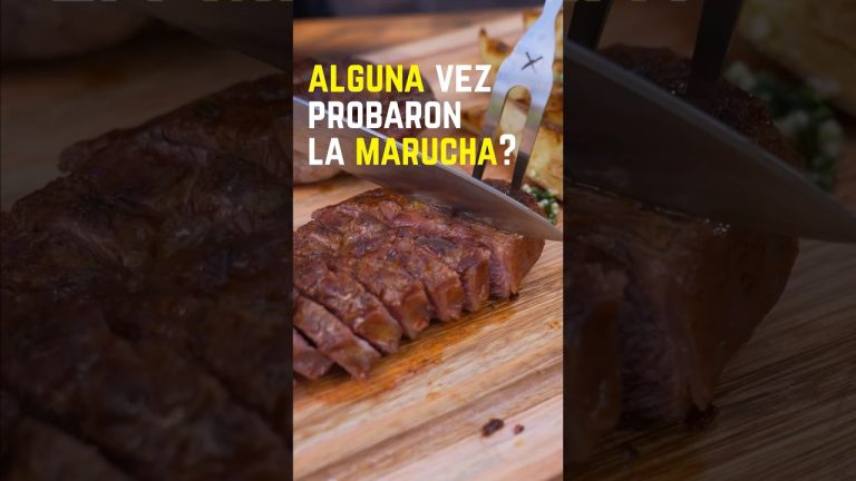 ¿Alguna vez probaron la marucha?