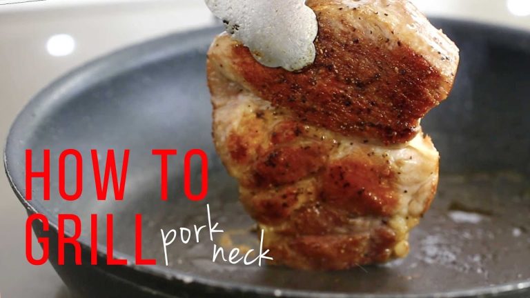 How To Grill Pork Neck Steak