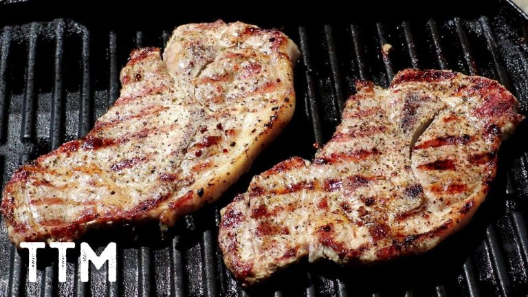 Grilled Pork Steak ~ Easy Cooking