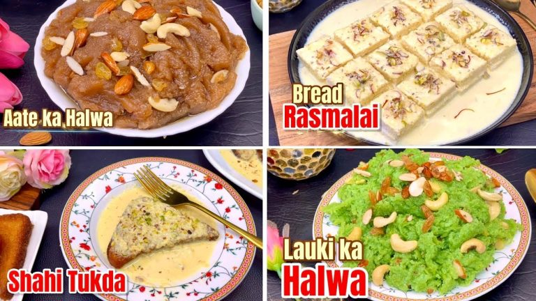 4 Indian Dessert Recipes
