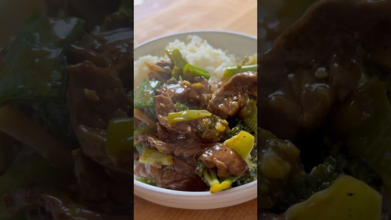 20-minute beef and broccoli stir fry #recipe #beefandbroccoli #beefrecipe #weeknightdinners