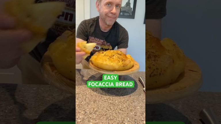 You Won't Believe How EASY Focaccia Bread Can Be #shorts #food