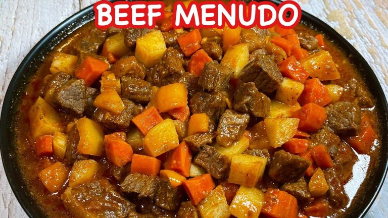 BEEF MENUDO | Quick and Easy Beef Menudo in OSYTER SAUCE | Pinoy Simple Cooking