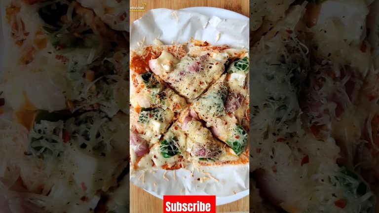 Viral Bread Pizza Recipe | Instant Pizza #shorts Vartica's Food