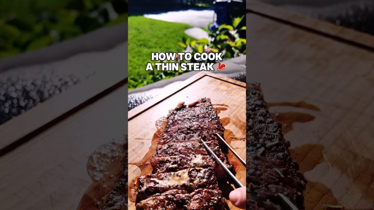How to cook a thin steak 🥩 Yes, we make Bone Marrow Butter 😮 #steak