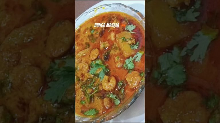 Jhinga masala ( prawns masala) | #recipe #shorts #seafood