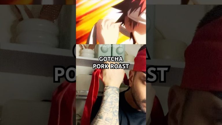 Food Wars: Gotcha Pork Roast In Real Life🥓 #foodwars #shorts #anime