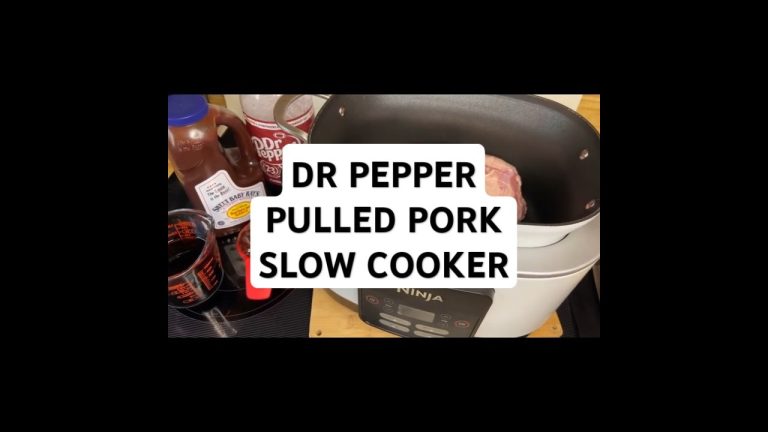 Dr Pepper BBQ Pulled PORK Easy 3-INGREDIENT SLOW COOKER Recipe #viraltiktok #shorts #tiktokfood