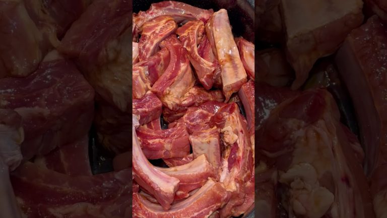 1 INGREDIENT BBQ Ribs! Easy, Fast and Delicious!😋