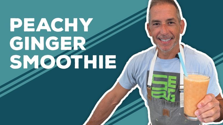 Love & Best Dishes: Peachy Ginger Smoothie Recipe | Frozen Fruit Smoothie Recipes