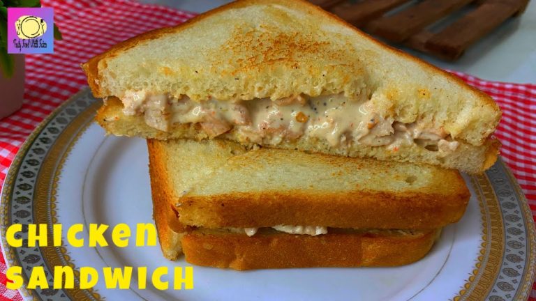Chicken Sandwich Recipe | Creamy Chicken Sandwich | Chicken Recipes