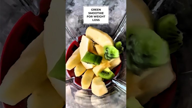 Green Smoothie Recipes: Best Green Detox Smoothie Recipe For Weight Loss #short