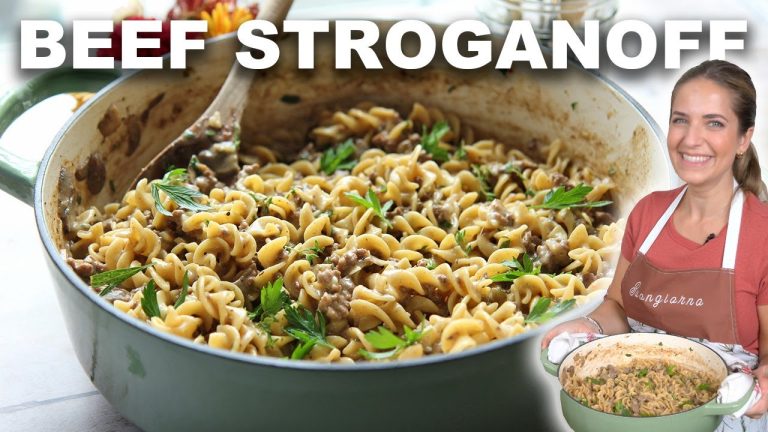 One Pot Beef Stroganoff – Easy Dinner Recipe!