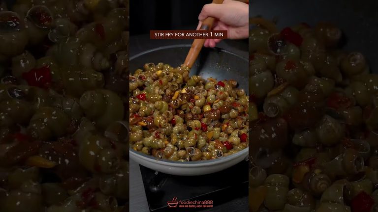 EASY FRESHWATER SNAILS RECIPE #recipe #snail #cooking #chinesefood
