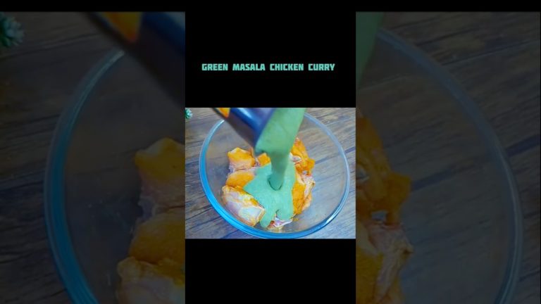 Green Masala Chicken Curry Hariyali masala Chicken #greenchicken #chickenrecipes #viralvideo#cooking