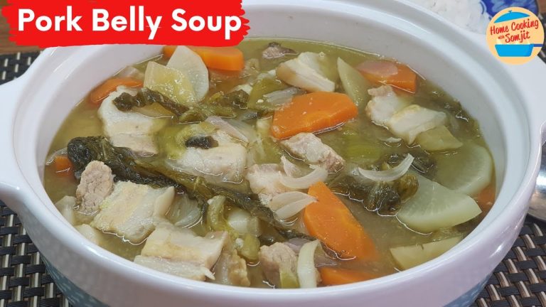 Soup Recipe: Pork Belly Soup with Pickled Mustard Greens