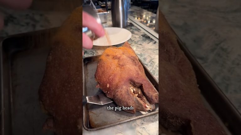 Would You Eat Crispy Pigs Head?