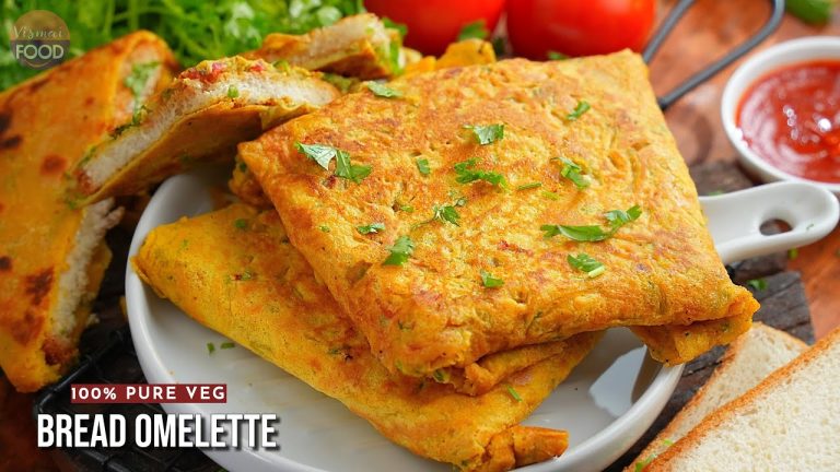 నిమిషాల్లో తయారయ్యే ప్యూర్ వెజ్ ఆమ్లెట్ | 100% Pure Veg Bread Omelette Recipe