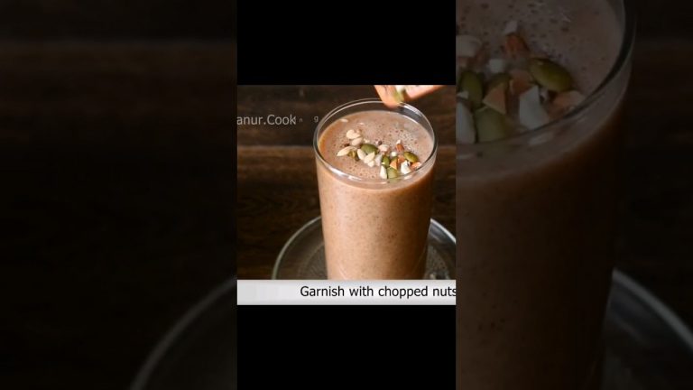 Ragi drink recipe | Ragi smoothie #shorts #short #ragi