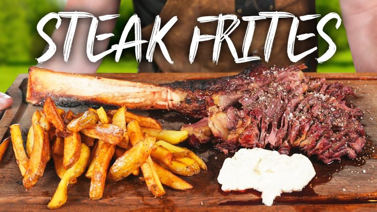 Tomahawk STEAK FRITES van de BBQ! 🥩🍟 | Kolenboertje