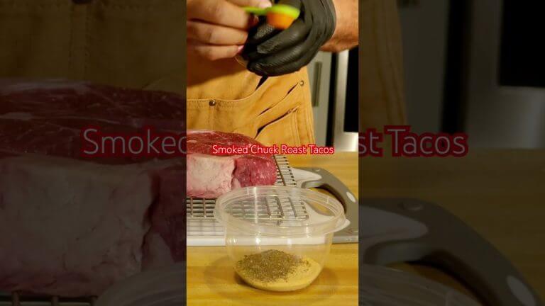 Smoked Chuck Roast Tacos Deluxe #smokedbeef #tacos #chickenrecipes #bbq