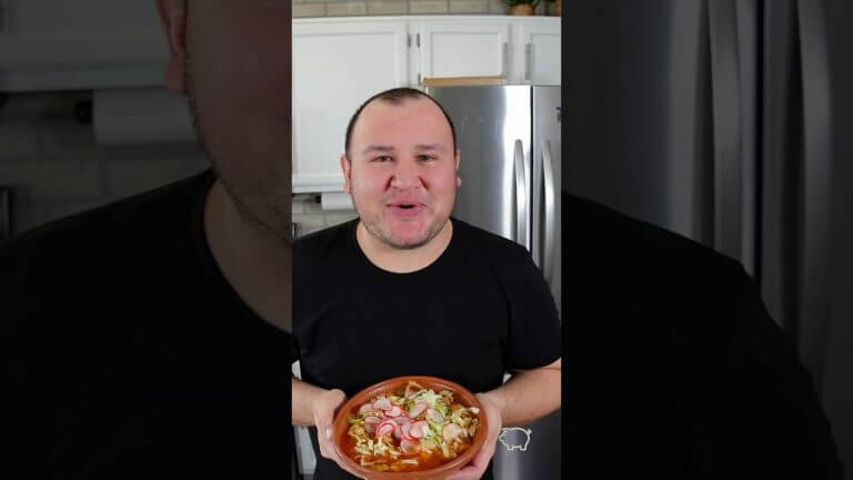 The Best Pozole Rojo Recipe! #recipe #pozole