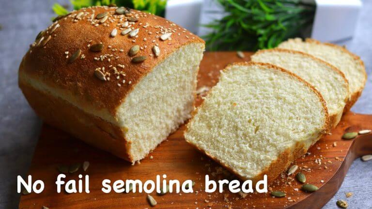 Semolina bread recipe | suji bread recipe | suji ka bread | 100% suji flour bread recipe | No maida