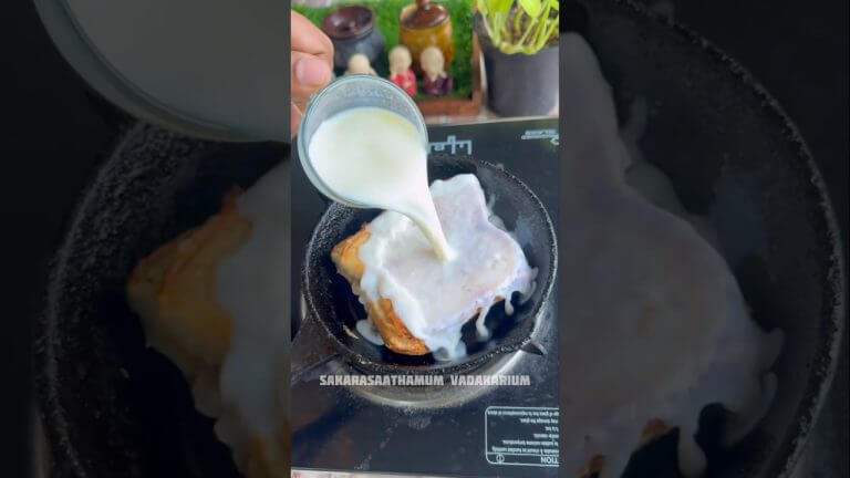 🙈😱Lazy 5 min breakfast recipe🍞🍌Trending banana bread toast 🔥 #eayrecipes #shorts #trending