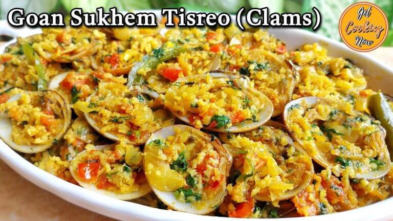 Goan Sukhem Tisreo Recipe | Tisryache Sukhem | Shellfish Recipe | Clams Recipe | Seafood Recipe