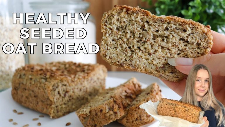 Healthy & Easy Oat Bread Recipe (high-fiber & gluten-free)