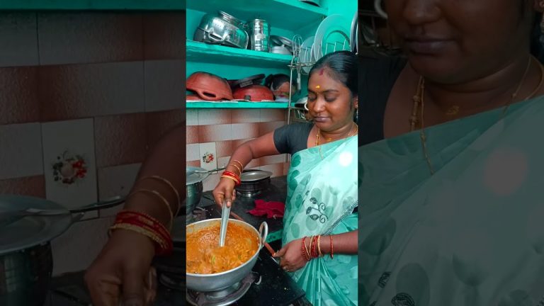 எங்க வீட்ல lunch வந்து சிக்கன் கிரேவியும்,தாளிச்ச தயிர் குழம்பும் தான் #minivlog  #tamilshorts #food
