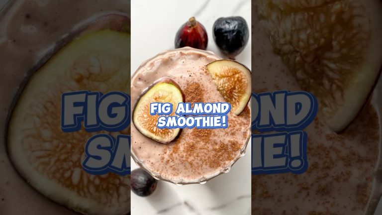 Fig Almond Smoothie Recipe!