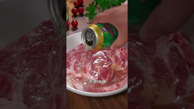 肉这样做，外焦里嫩，鲜嫩多汁，孩子抢着吃！#猪肉 #家常菜 #美食教程 #烹飪 #料理 #food #cooking