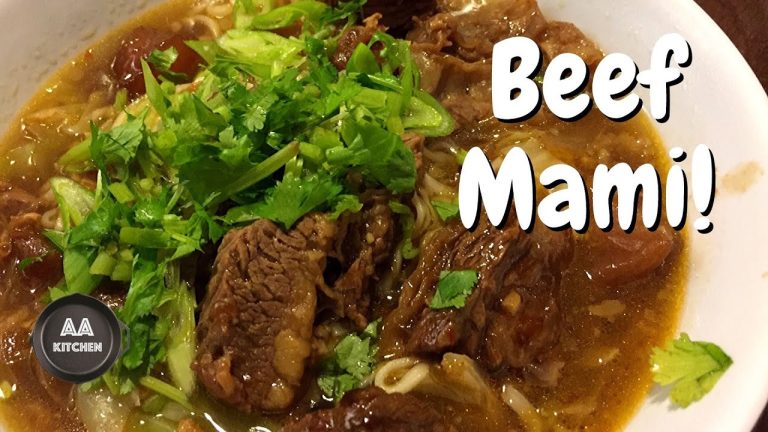 Special Beef Mami (Beef Noodle Soup) Recipe