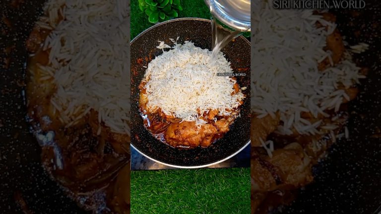 Chicken Pulao  నా styleలో ఇలా చేసి చూడండి ప్రతిసారి ఇలాగే చేసుకుంటారు @sirikitchenworld #shorts