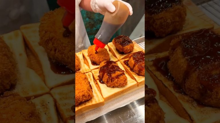 fried pork cutlet sandwich #japan