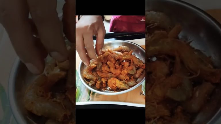 कोलंबी मसाला फ्राय 🦐🦐 #food #nonveglove #seafood #recipe #reels #prwans fry #trending #viralshorts