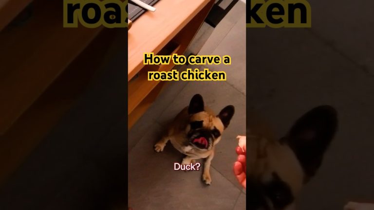 How to carve a roast chicken 🍗