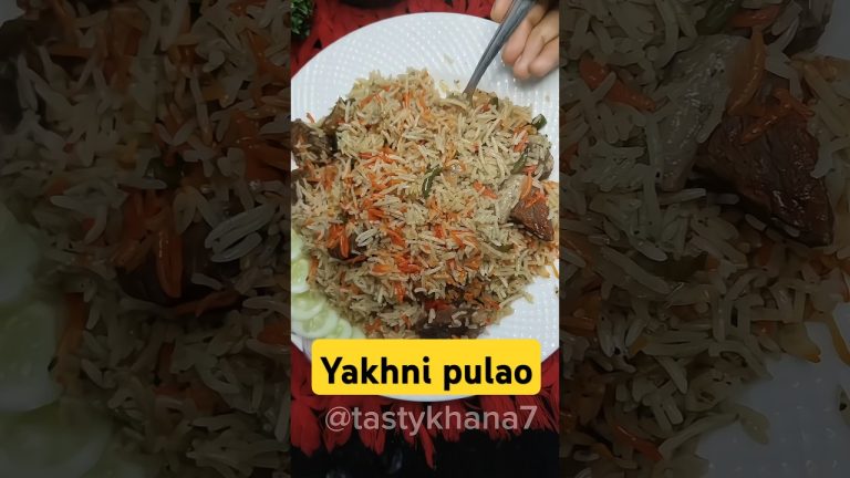 Beef Yakhni pulao recipe | beef pulao asan tarika | #shorts #yakhnipulao #youtubeshorts