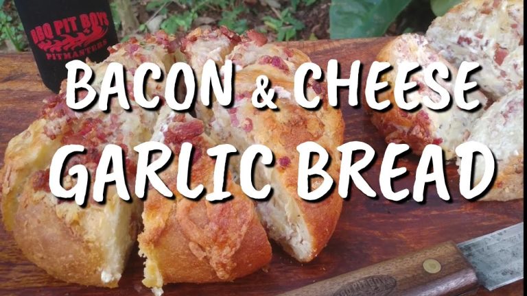 Grilled Bacon and Cheese Garlic Bread