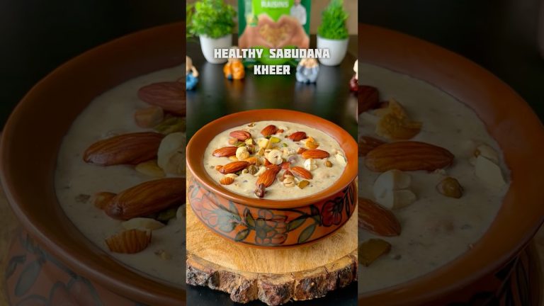 Navratri special | Healthy | Sabudana Kheer #shorts #recipe #dessert #navratri  #kheer