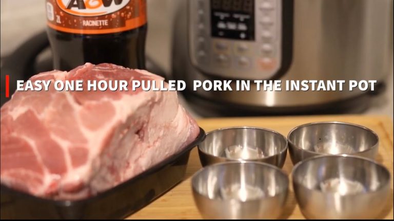Easy one hour pulled pork in the instant pot