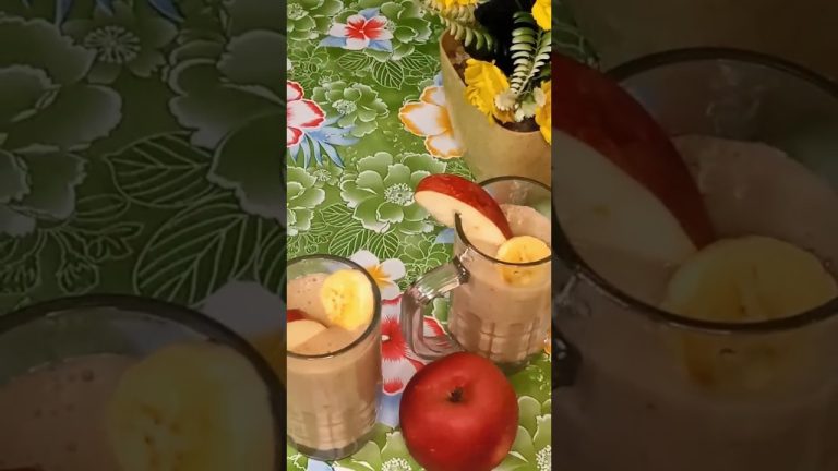 The Science Behind an Apple Banana Smoothie #quicksmoothie
