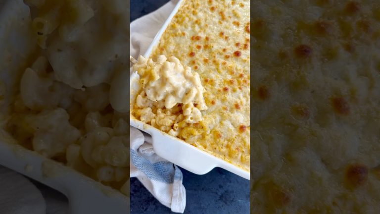 Four Cheese Mac and Cheese #easydinner #fallrecipes #easypastarecipe