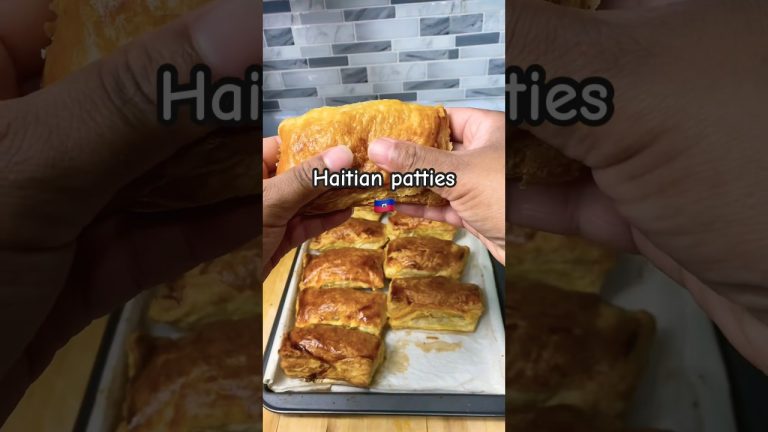 Haitian Patties Recipe. Full with Meat #foodiefinds #haitianfood #youtubeshorts