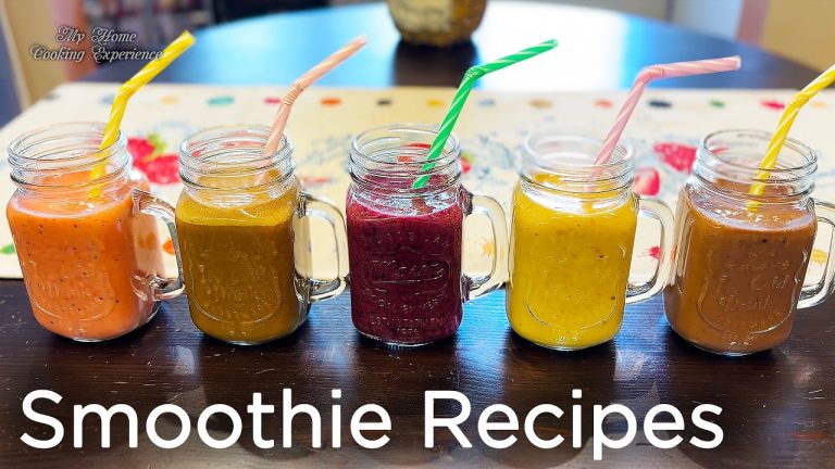 5 Healthy & Easy Smoothie Recipes | Healthy Breakfast Ideas